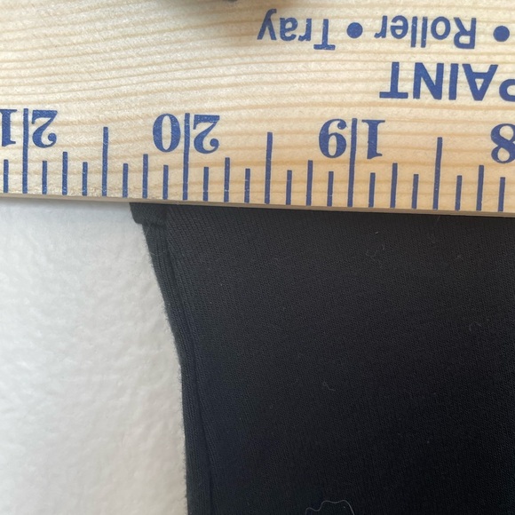 Z Supply Black Airy Short Sleeve Slit Side Jersey Tunic Top or Dress Size Large - Picture 8 of 12